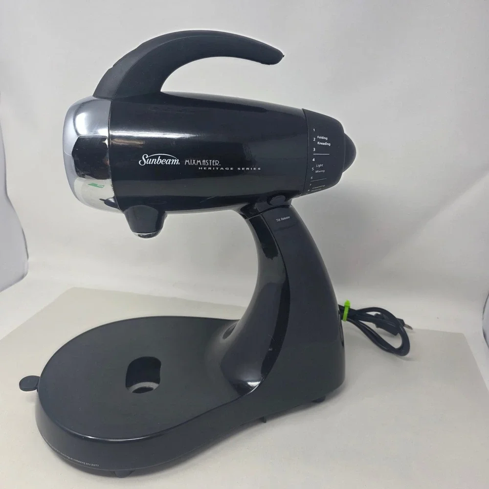 Sunbeam Mixmaster Stand Mixer Heritage Series 2353 Black 350W Base Only Good